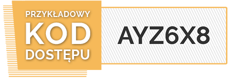 Wizualizacja kodu dostępu do benefitu prawnego